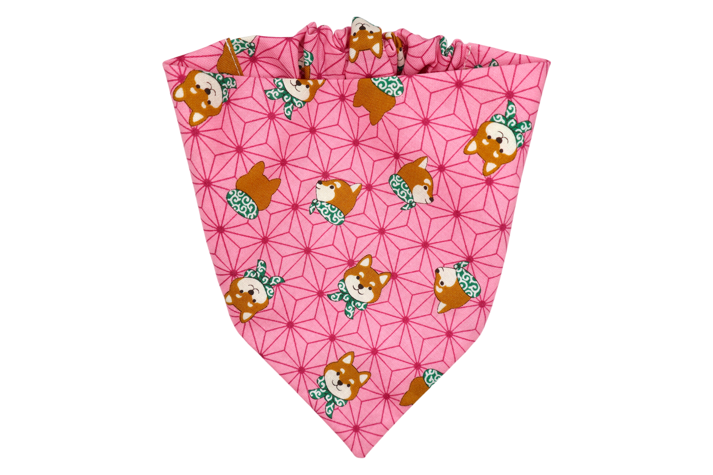 Asanoha Dog Bandana