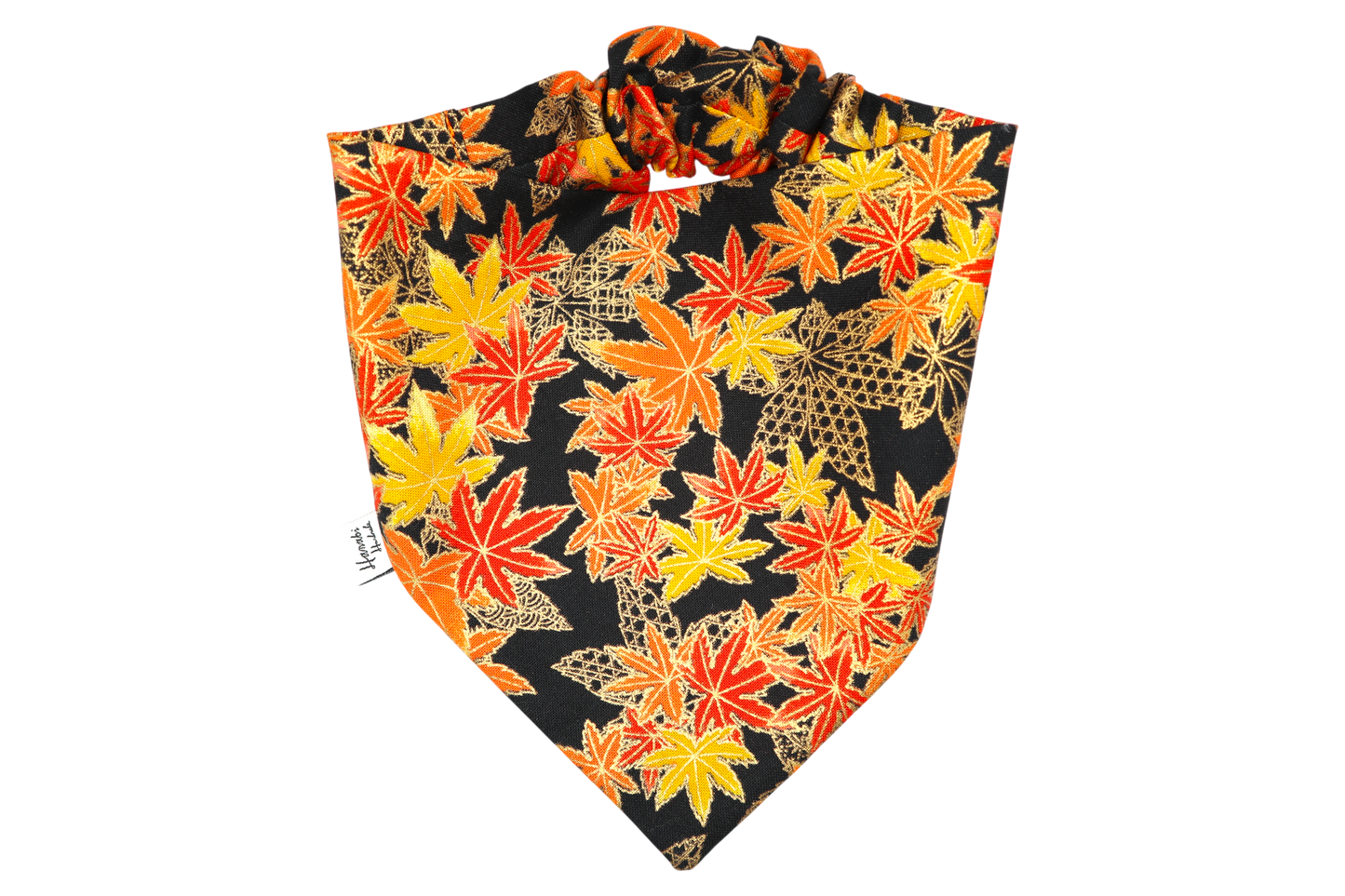Momiji Dog Bandana - Black