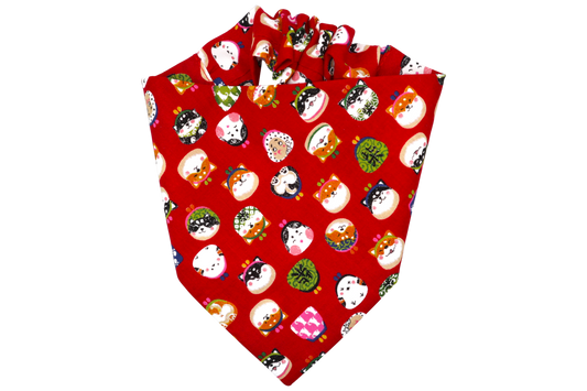Tetsuya Dog Bandana - Red