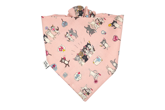 Akane Dog Bandana - Pink