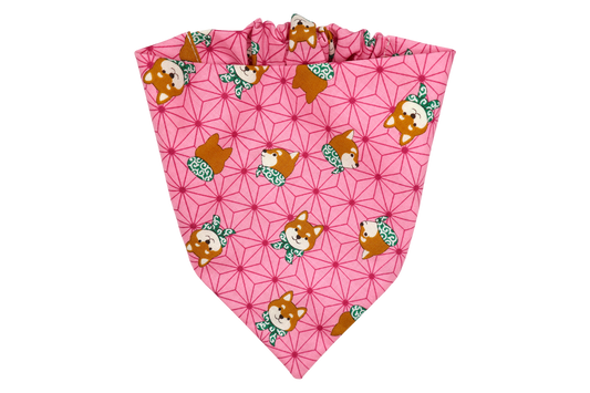 Asanoha Dog Bandana