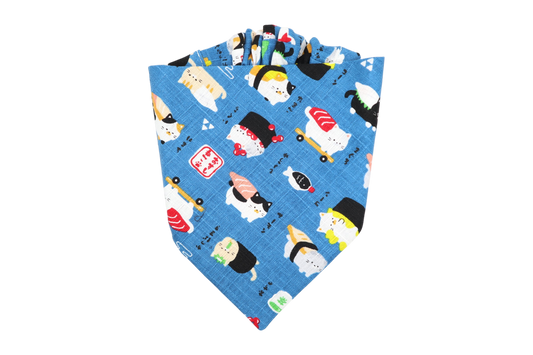 Dilly Cat Bandana - Blue