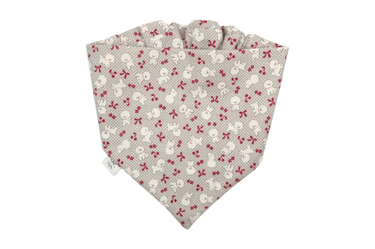 Bailey Dog Bandana - Light Gray