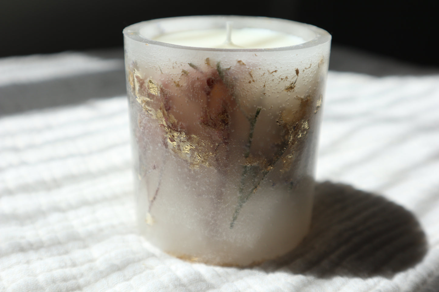 Handmade Dried Flower Soy Wax Candle