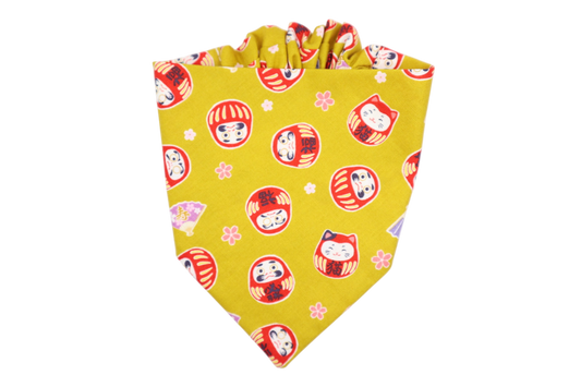 Kento Cat Bandana - Yellow