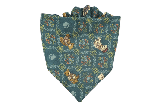Kumasuki Dog Bandana - Green