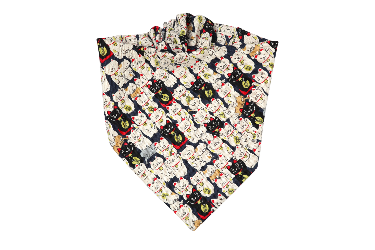 Lucky Cat Dog Bandana