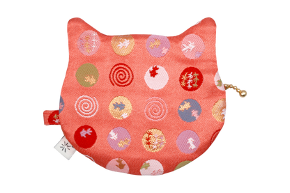 Marumon Kingyo Kinran Cat Coin Purse - Pointy Ears
