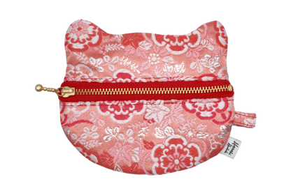 Mokkomon Hanabishi Kinran Cat Coin Purse - Rounded Ears