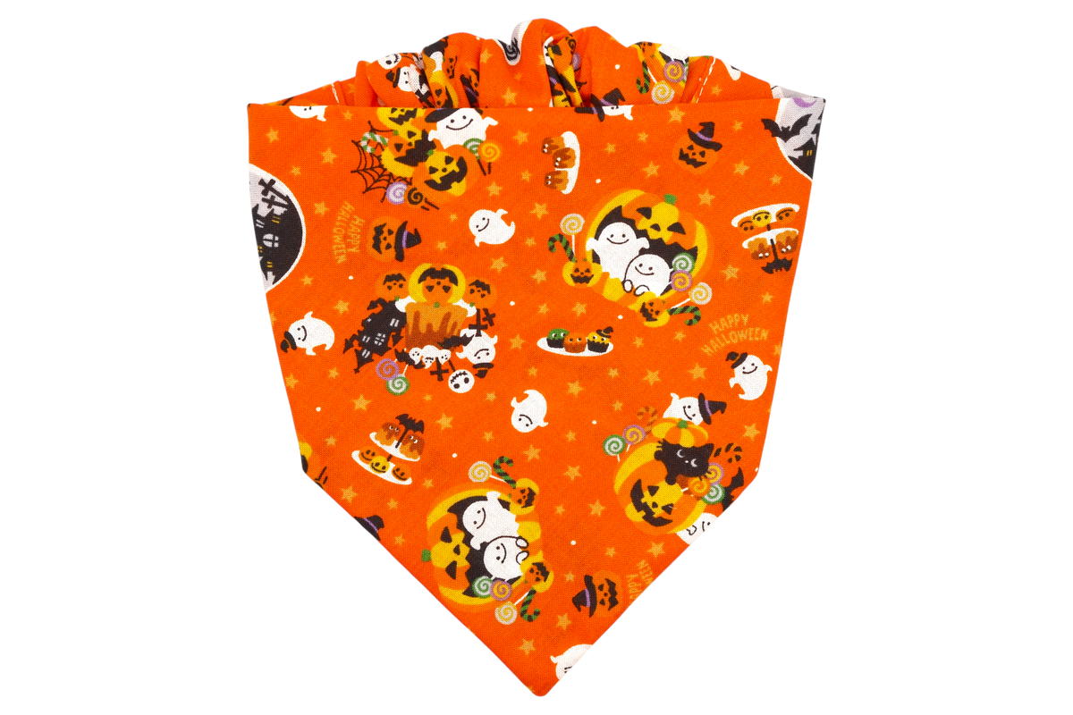 [Available 9/28] Moko Cat Bandana - Orange