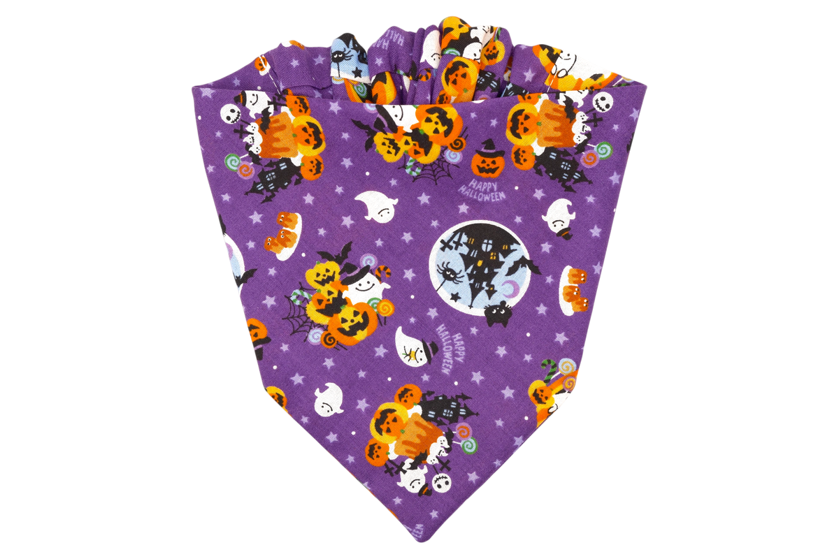 [Available 9/28] Moko Dog Bandana - Purple