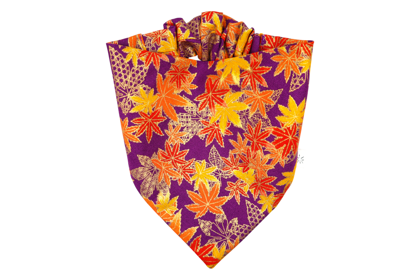 Momiji Dog Bandana - Purple
