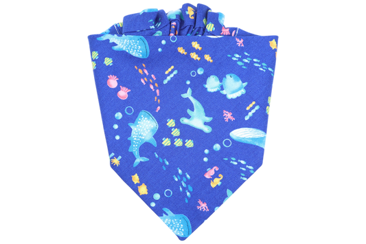 Okinawa Dog Bandana - Ocean Blue