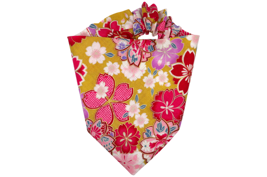 Capri Dog Bandana - Yellow