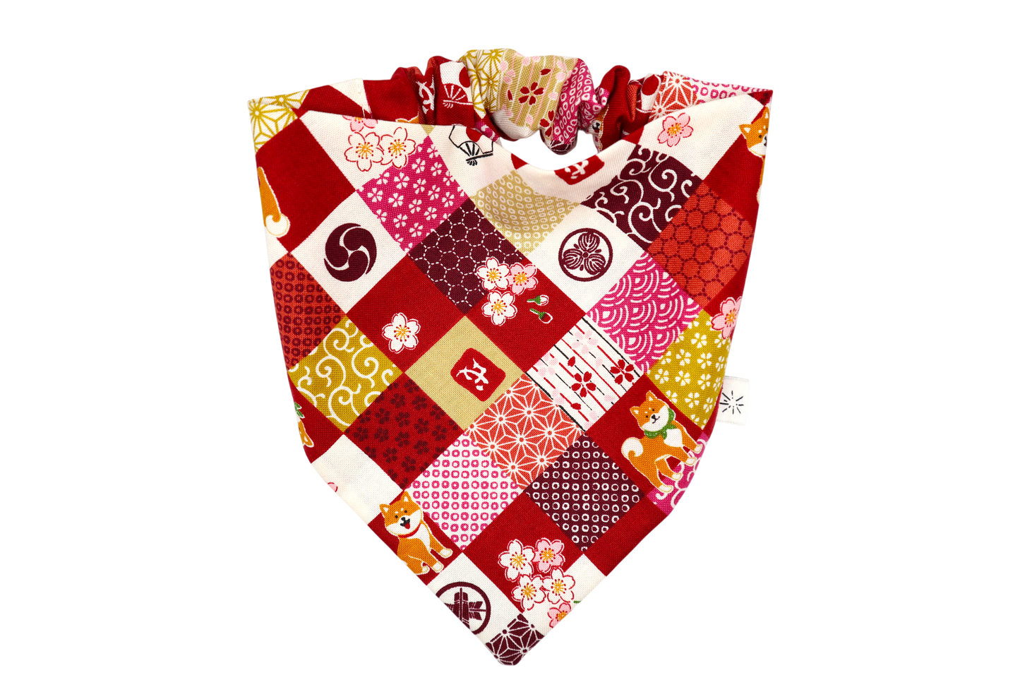 Shiba Inu Dog Bandana - Red