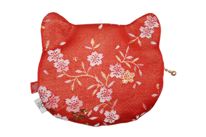 Shidarezakura Kinran Cat Coin Purse - Rounded Ears