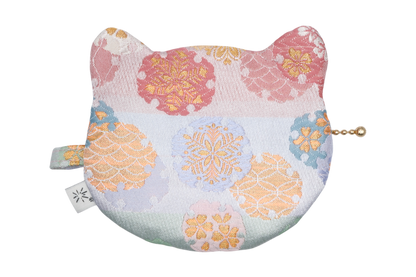 Yukiwa Sakura Kinran Cat Coin Purse - Rounded Ears