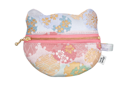 Yukiwa Sakura Kinran Cat Coin Purse - Rounded Ears
